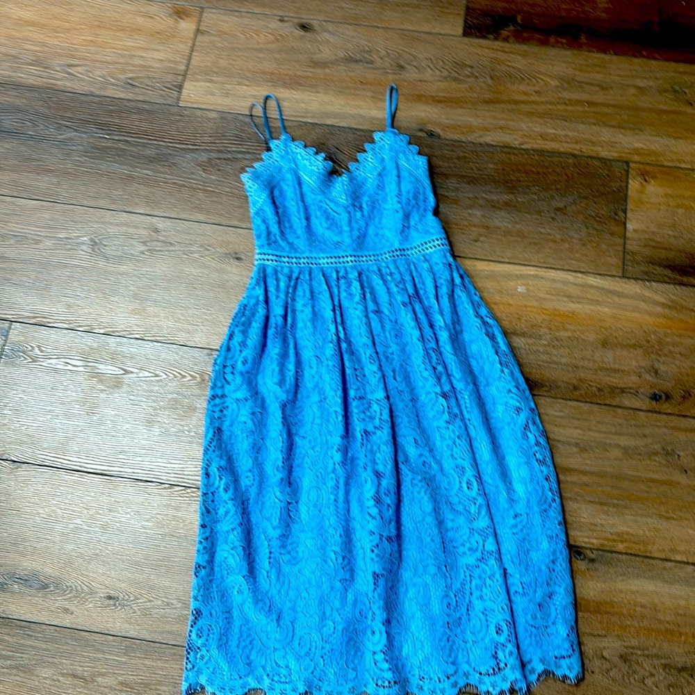 Altar’d State - Blue Lace Dress - Size Small.